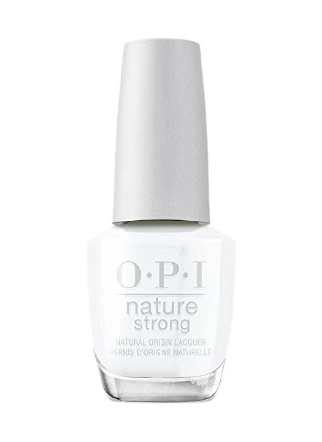 OPI - طلاء أظافر نيتشر سترونج - سترونج آز شيل، أبيض، 15 مل - Image 1