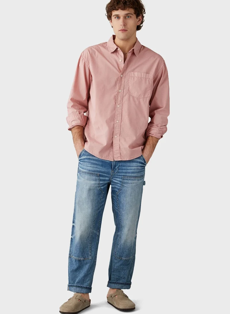 American Eagle Poplin Button-Up Shirt