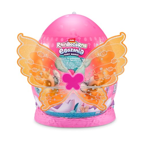 Rainbocorns Eggzania Fairy Mania (Rhino) by ZURU, Plush Toy, Collectible Plush, Surprise Eggs, Wearable Accessories, Slime, Toys for Girls - Image 3