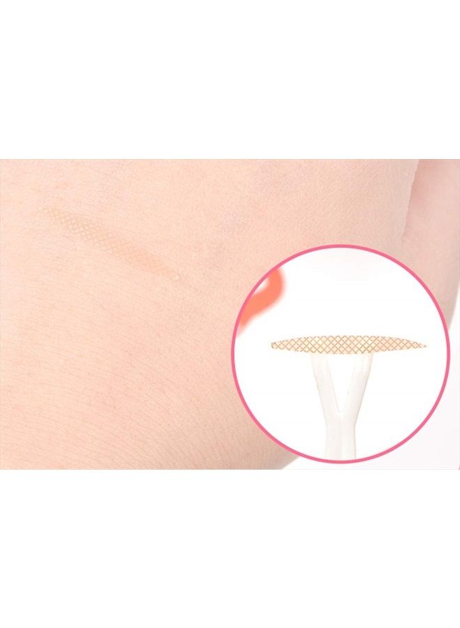 ericotry 800 Pcs Makeup Breathable Lace Eyelid Tape Invisible Single Side Double Eyelid Stickers Big Eye Decoration Perfect for Hooded Droopy Uneven Small Eyes - Image 4