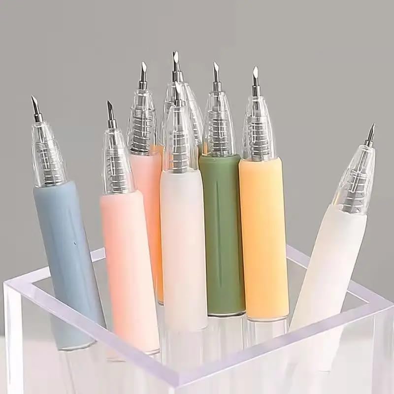 HEJISUN 3pcs Craft Pen Cutter, Portable Paper Cutting Tool For Carving, Scrapbooking, Card Making etc (MULTICOLOR) - Image 1