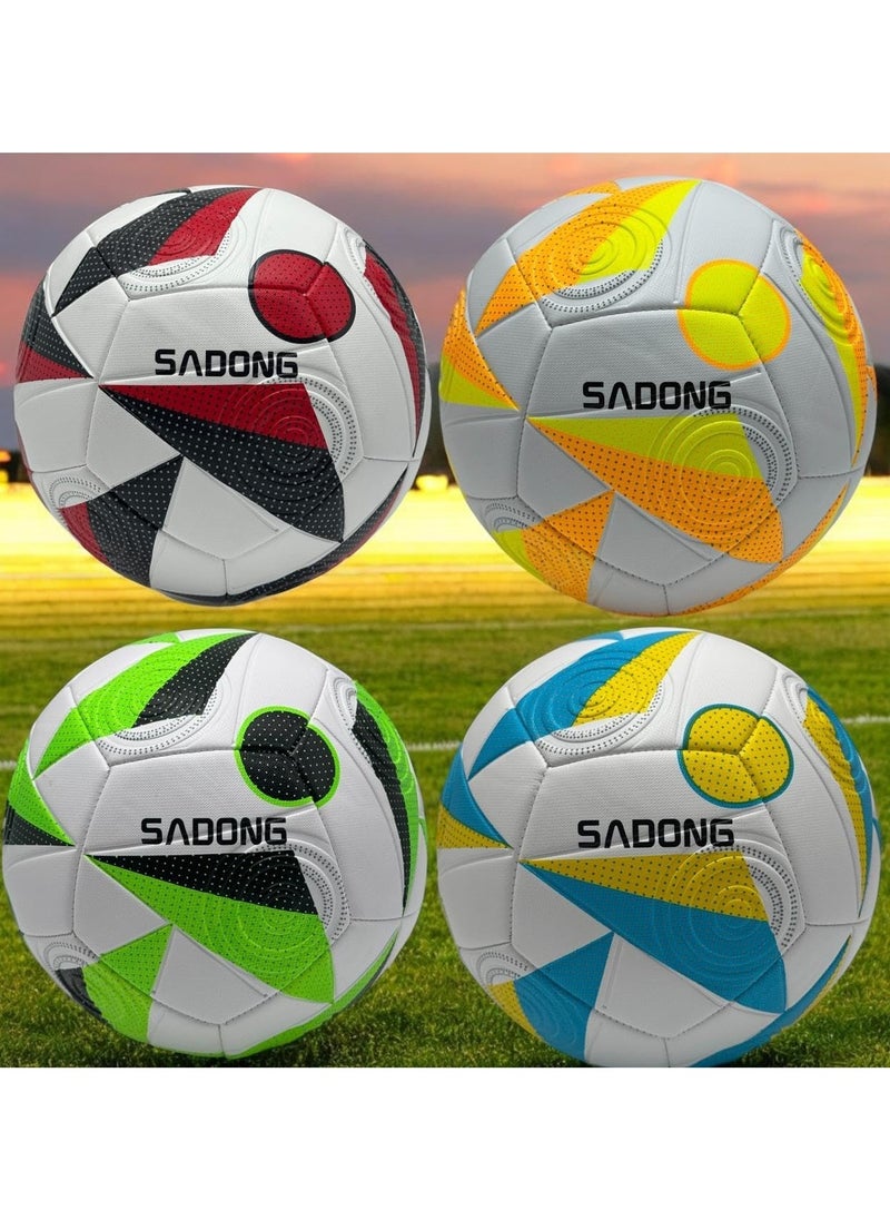 SportQ SportQ Professional Soccer Training Ball Size 5, Indoor Outdoor Soccer Training Ball for Soccer Players, Youth Soccer Fans, Training Competitions, Universal Ball  - Image 3