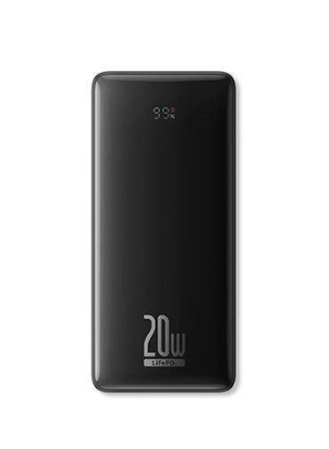 Baseus 27600mAh LifePO4 Digital Portable Battery 20W - Black - Image 1