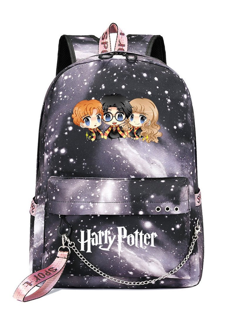Harry Potter Cartoon Printed Backpack