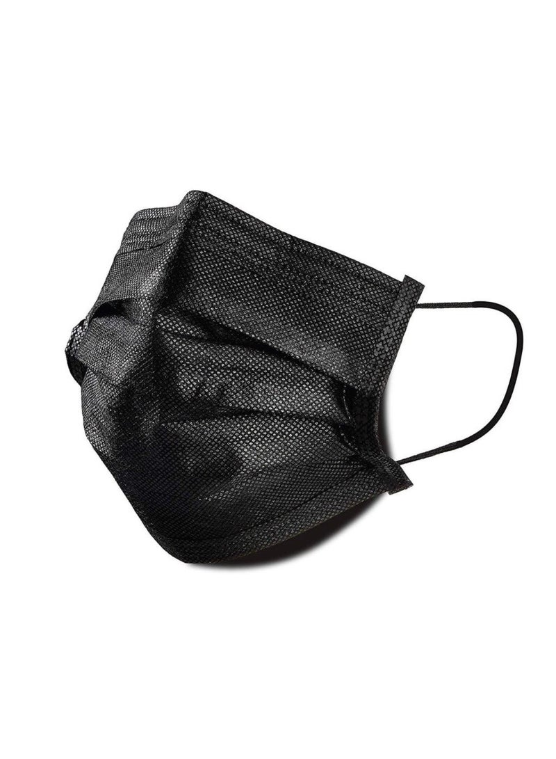 black medical mask