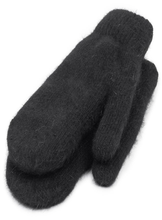 OVOY Winter Knitted Mittens Soft Warm Elastic Cold-Weather Thick Lining Gloves for Women and Men - Image 4