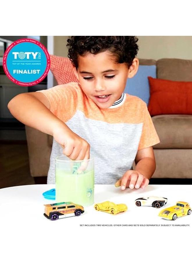 Hot Wheels Color Reveal 2 Pack Of Vehicles With Surprise Reveal And Color Change Feature - Image 2