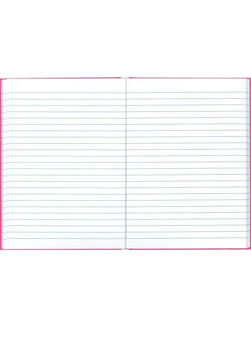 Sadaf 4-Piece Hardcover Single Line Exercise Notebook 100 Sheets 22x16cm Size Assorted Colours - Image 2