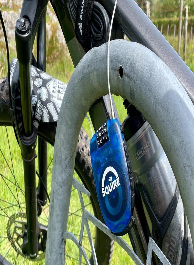 Squire Locks Retrac Max Multi-Use Retractable Cable Lock - 4-Wheel Combination with 900 mm Cable - Lightweight, Multi-Use Retractable Cable Lock for Bikes, Helmets, Skis, Snowboards, Luggage - Image 5