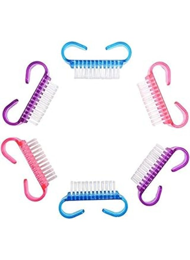 Nail Brushes Set, Pack of 2, Scrubbing Cleaning Brush, Pedicure Brushes, Premium Quality and High Performance, Plastic Handle, Ergonomic Design, Smooth Texture - Image 2