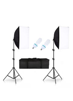 Mi VAZA Photography Fill Light Set - Studio Photography Lighting Kit - 135W Light Bulb - With Storage Bag - Softbox Lighting Kit For Photo, Video, Portrait and Live  - Image 1