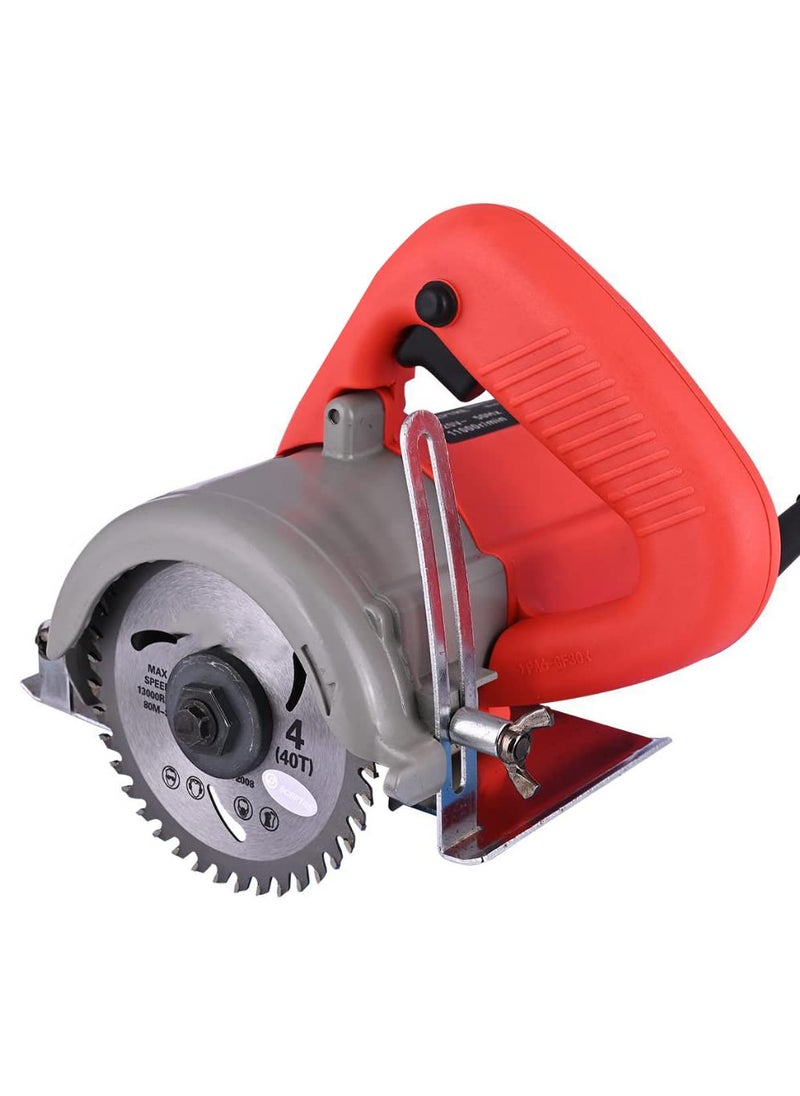 CIIF CIIF Sp4SB Marble Cutter Disc 110 mm 1400W Power 11000rmin NoLoad Speed 220V50Hz TileStoneMarble Cutter Multipurpose for Tile Iron Stone Granite Cutting Manual Cutter Machine  - Image 1