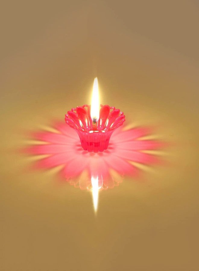 Craftam Transparent Plastic Floating Diya for Diwali Decoration and Gifts (Set of 12) - Image 4