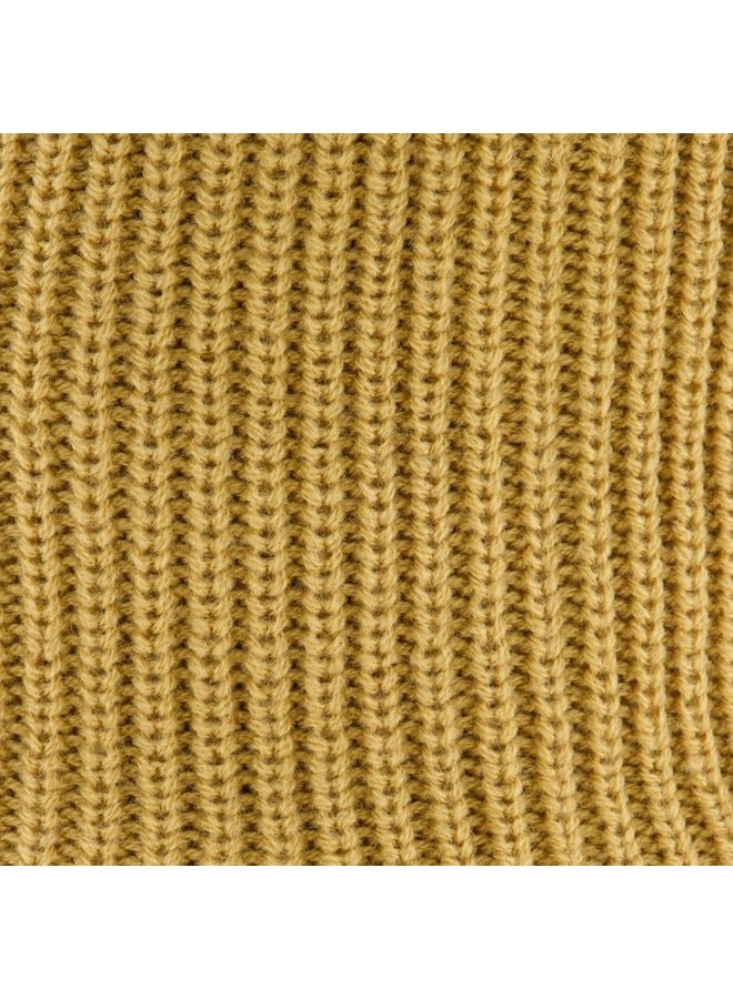 Spyder Mens Fleece Lined Cuff Logo Beanie, Khaki, One size - Image 2