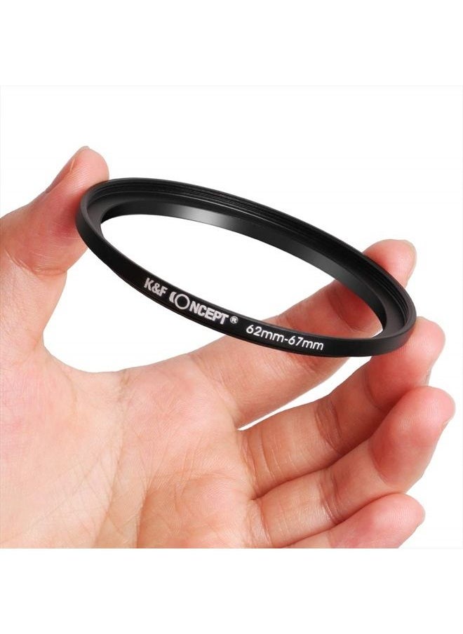 11pcs Metal Stepping Rings Step Up Ring Set 26-30MM 30-37MM 37-43MM 43-52MM 52-55MM 55-58MM 58-62MM 62-67MM 67-72MM 72-77MM 77-82MM Compatible with Canon Nikon DSLR Cameras Lens