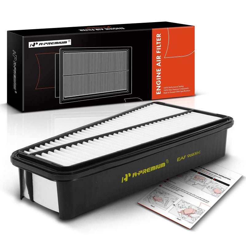 A-Premium APremium Engine Air Filter Compatible with Toyota Models Tacoma 20052015 Tundra 20052010 4Runner 20032009 FJ Cruiser 20072009 V6 40L Replace 178010P010 CA9683