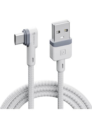 Portronics Konnect L POR-1403 Fast Charging 3A Type-C Cable 1.2 Meter with Charge & Sync Function for All Type-C Devices (White) - pzsku/ZCD66AC9E0E4C5044E713Z/45/_/1741429469/29d3ea58-2aab-4c50-8639-2f5044898968