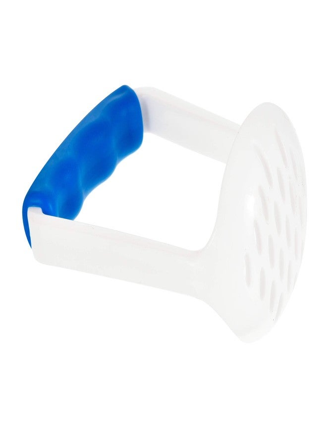 Mummamia Baby Mash & Serve 2 Pc Anti-Slip Bowl & Masher Set (Blue) - Image 4