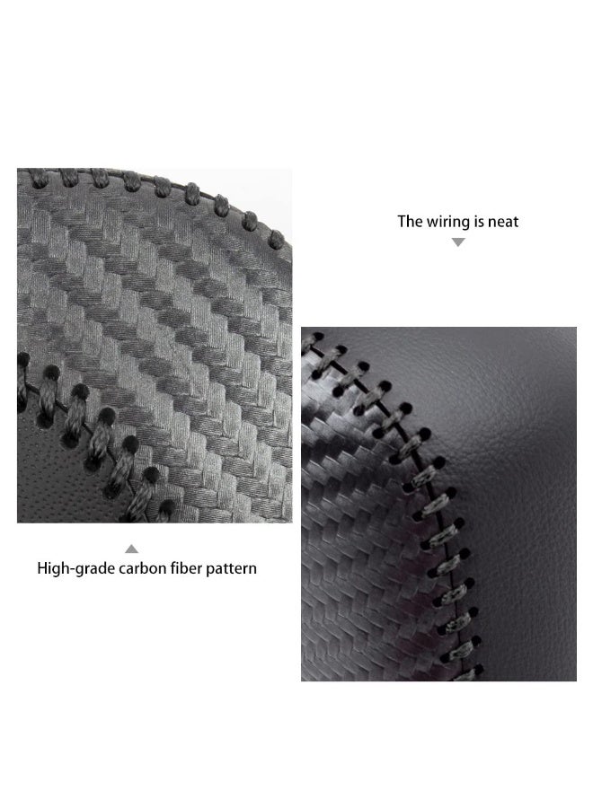 Auto Car Leather Gear Shift Knob Cover for Honda Civic 10th Gen 2021 2020 2019 2018 2017 2016 Accessories (D) - Image 3
