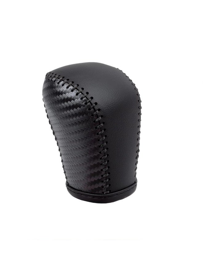 Auto Car Leather Gear Shift Knob Cover for Honda Civic 10th Gen 2021 2020 2019 2018 2017 2016 Accessories (D) - Image 1