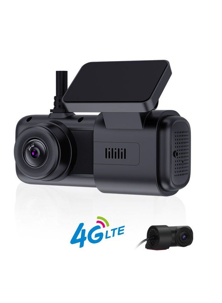ام ان تي كاميرا داش كام 4G مع تتبع نظام تحديد المواقع العالمي (GPS) وكاميرتين أمامية وخلفية لتسجيل وتوثيق كل لحظة أثناء القيادة - Image 1