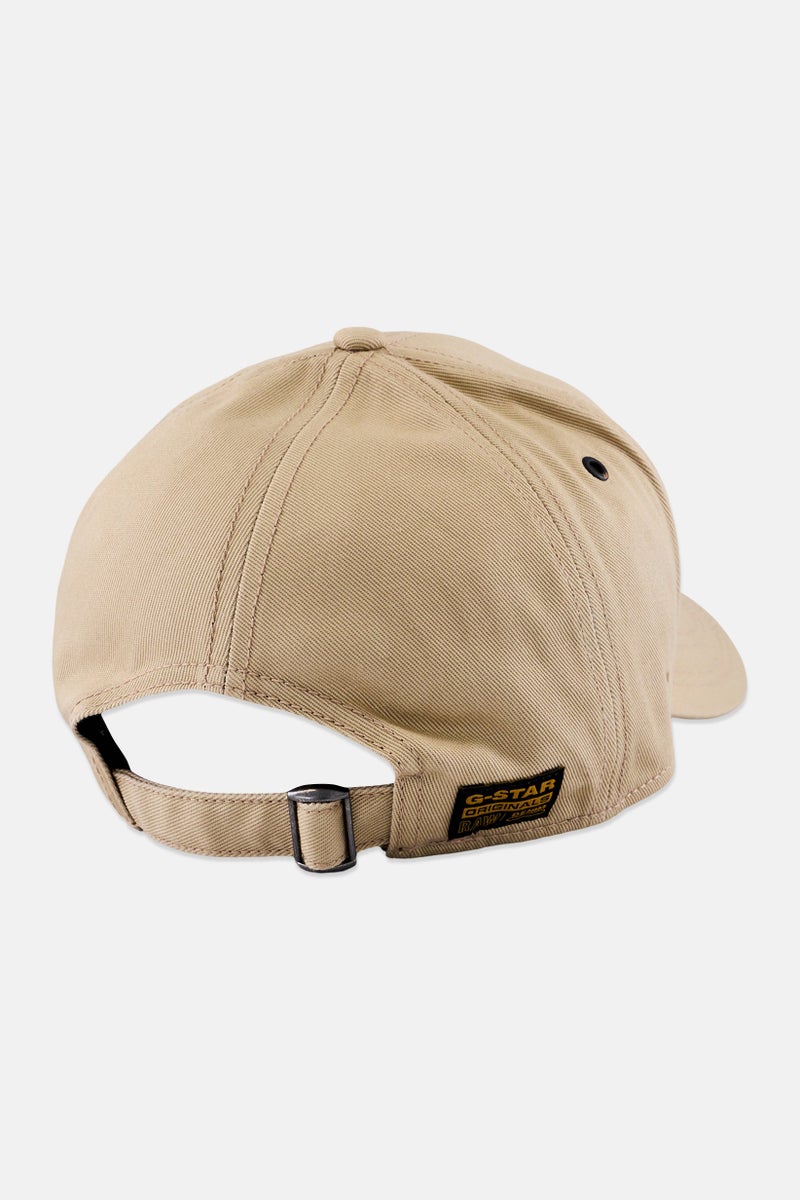 G-Star RAW Men Embroidered Logo Cap, Beige - Image 2