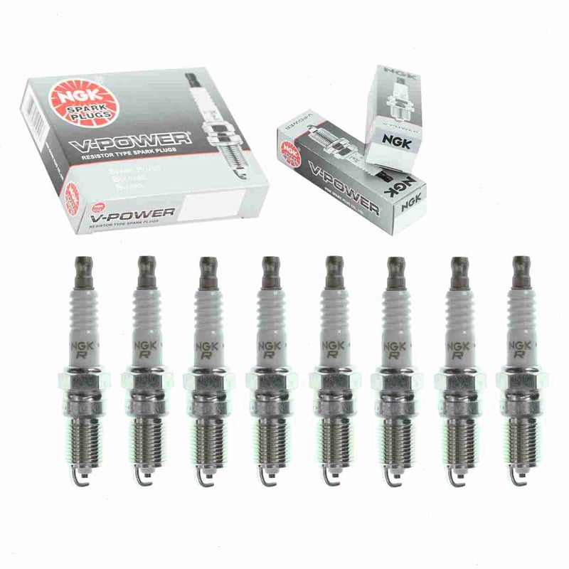 8 pc NGK VPower Spark Plugs compatible with GMC K1500 50L 57L V8 19961999