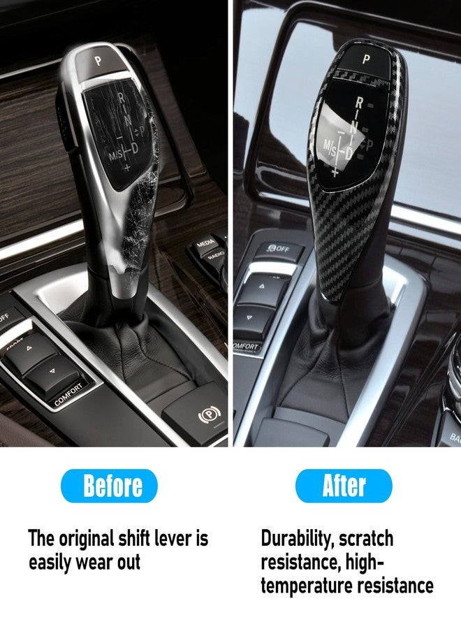 Jaronx Compatible with BMW Gear Shift Knob Cover Trim Replacement for 1'F20 F21/2'F22/3'F30 F31 F34/4'F32 F33/5'F10 F11/6'F06 F12 F13, Gear Shift Knob Panel Sticker for BMW 1 2 3 4 5 6 Series(Sport) - Image 3