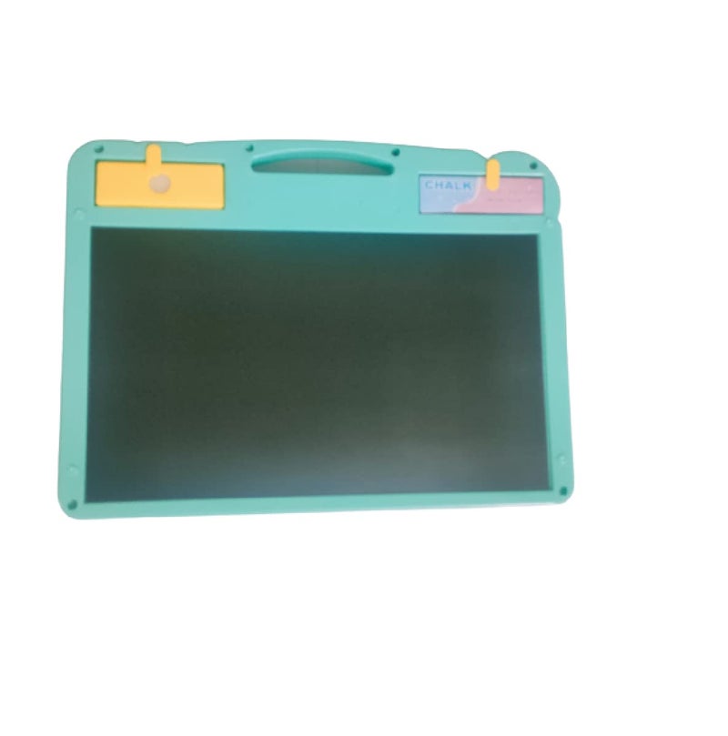 Glitter Collection Magic Slate Black Slate Chalk Boarddouble sided slate one magic chalk slate Sky Blue - Image 2