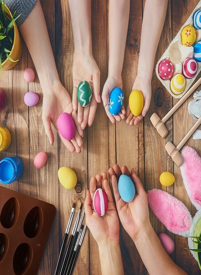 AUOCATTAIL 2 pcs Silicone Mold Easter Egg Shape Chocolate Desserts DIY Cake Baking Mould Tools Pastry Fondant Molds Soap Mold Accessories - Image 4