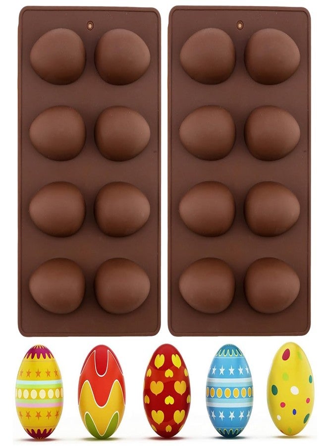 AUOCATTAIL 2 pcs Silicone Mold Easter Egg Shape Chocolate Desserts DIY Cake Baking Mould Tools Pastry Fondant Molds Soap Mold Accessories - Image 1