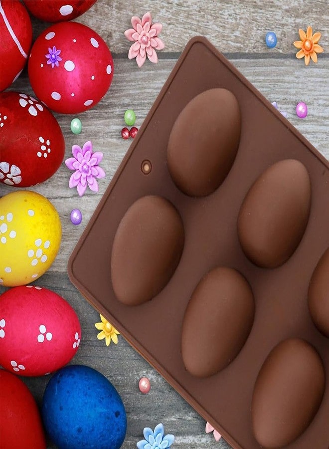 AUOCATTAIL 2 pcs Silicone Mold Easter Egg Shape Chocolate Desserts DIY Cake Baking Mould Tools Pastry Fondant Molds Soap Mold Accessories - Image 5