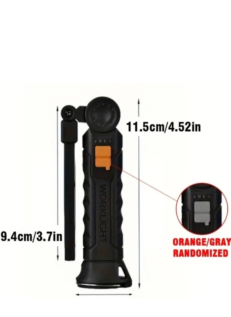 Generic LED Work Light,USB Rechargeable Foldable Flashlight Work Light With Magnetic Base And 3 Light Modes  - Image 1