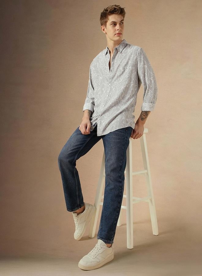 Dennis Lingo Men's Relaxed Fit Multi-Color Casual Shirt  - Image 1