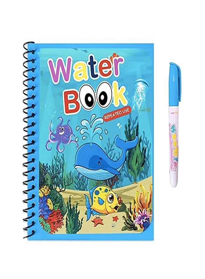 OCER Water Coloring Book for Toddler Mess Free Coloring Book-Books Reusable Coloring Book -Gift for Toddlers-Water Painting, Multicolor - Image 1