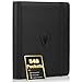 Fabmaker Premium 9 Pocket Card Binder for 540 Cards Fabmaker PU Cover Trading Card Binder Sturdy Card Collection Album Sleek Card Holder Folders for Game Cards Sports Cards Black - Image 3