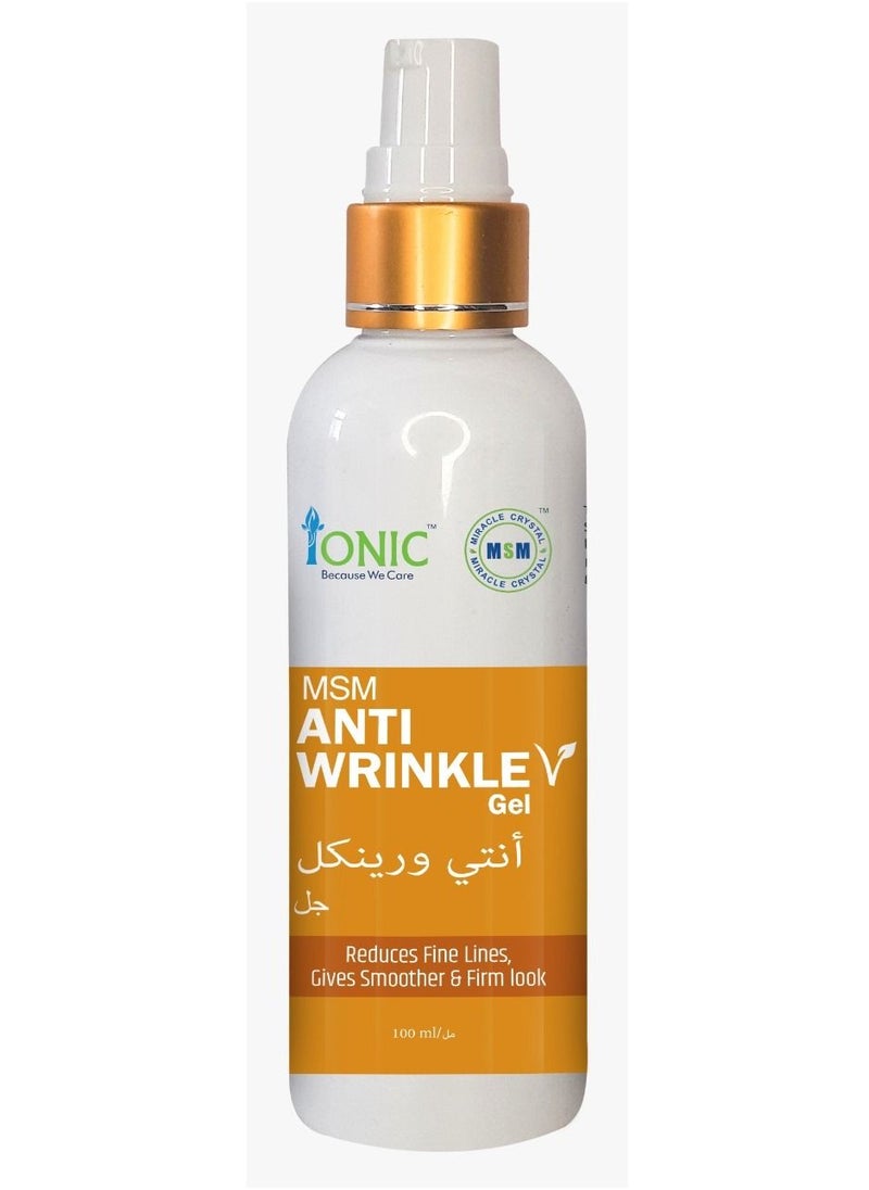 Ionic MSM Ionic MSM Organic Anti Wrinkle Gel 100 ML  - Image 1
