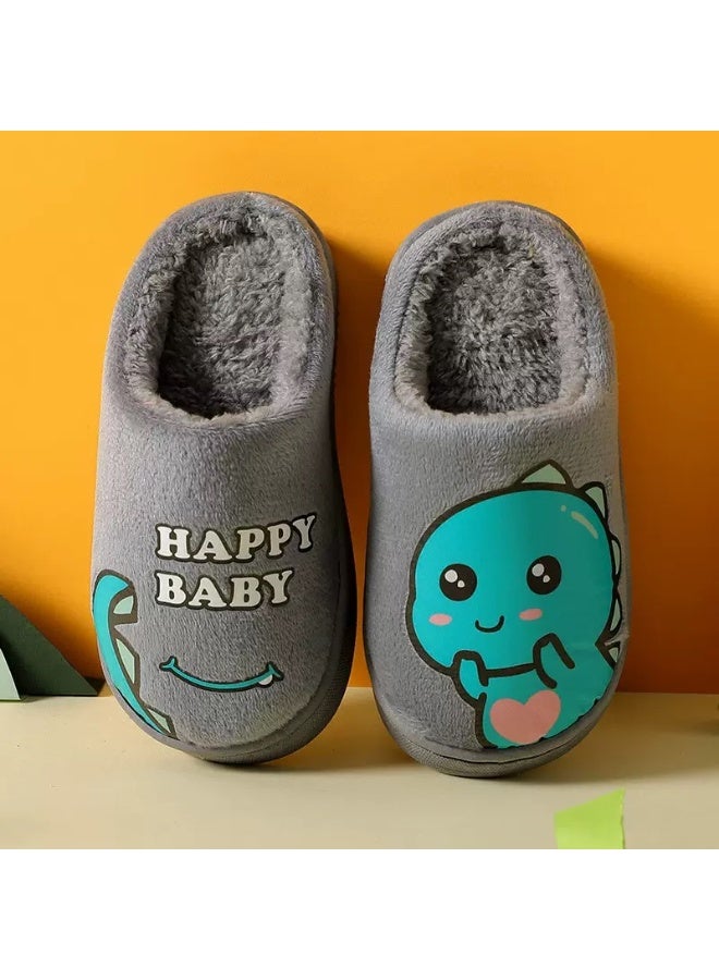 Kids Slippers Household Slippers For Girls and Boys Warm Winter Indoor Sippers For Toddler