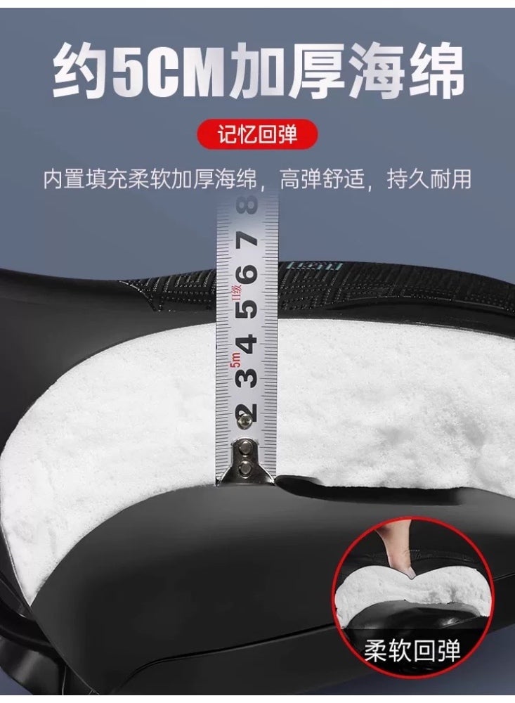 Trinx ActiveZone Ultra-Comfort Bike Saddle – Central Airflow, Memory Gel, Shock & Water Resistant - Image 4