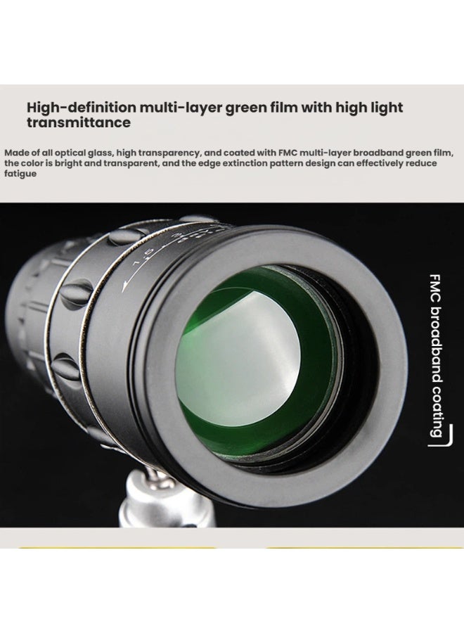 Generic 16X52 Monocular Telescope Ultra Compact Handy and High-Powered for Crystal-Clear Long-Distance Observation - Image 2