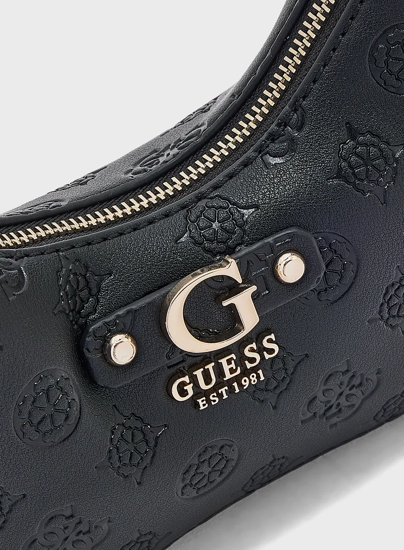 GUESS Gerty Top Zip Through Hobo