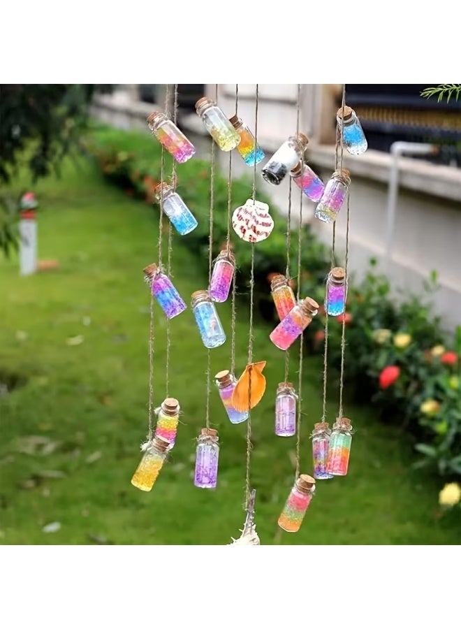 Goolsky  2ml Small Bottles Transparent Mini Glass Jars with Cork Stoppers Top - Message Weddings Wish Jewelry Pendant Charms Kit Party Favors - Pack of 24 - Image 5