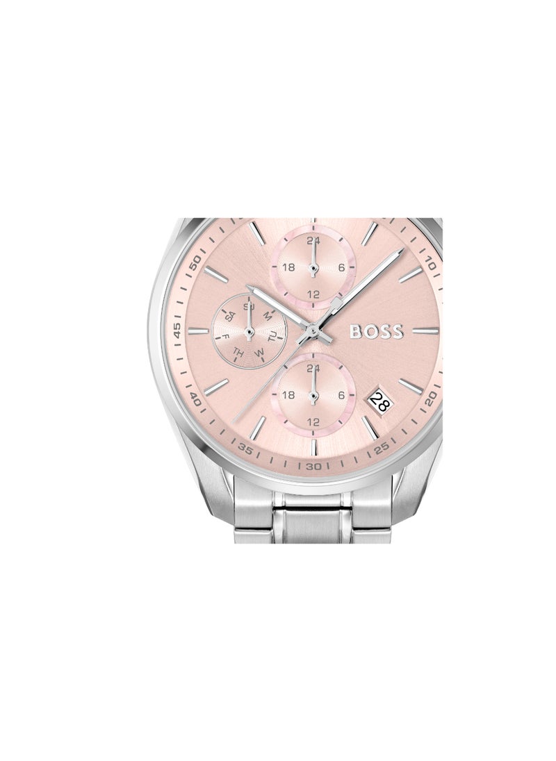 HUGO BOSS HUGO BOSS WATCH ROUND CHRONOGRAPH WOMEN'S PINK MOTHER OF PEARL CASE WATCH - 1502765  - Image 4