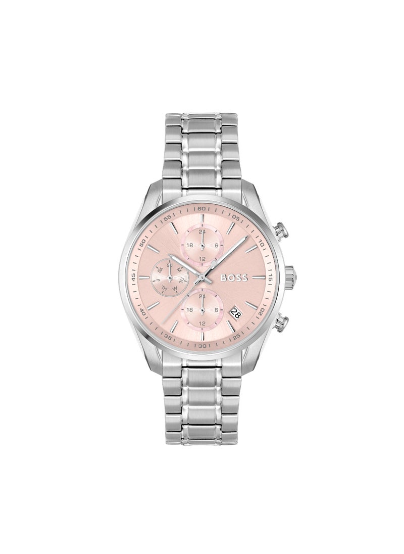HUGO BOSS HUGO BOSS WATCH ROUND CHRONOGRAPH WOMEN'S PINK MOTHER OF PEARL CASE WATCH - 1502765  - Image 3
