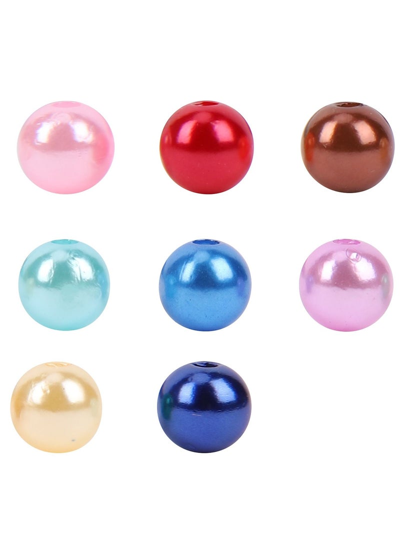 Grab Mantra - Multicolor Round Pearl Beads For Handicraft Jewelry, Necklaces, Bracelets, Handmade Household Craft - Image 1