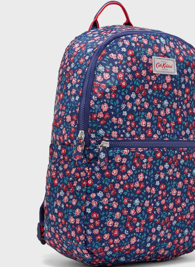 Cath Kidston Foldaway Front Zip Backpack