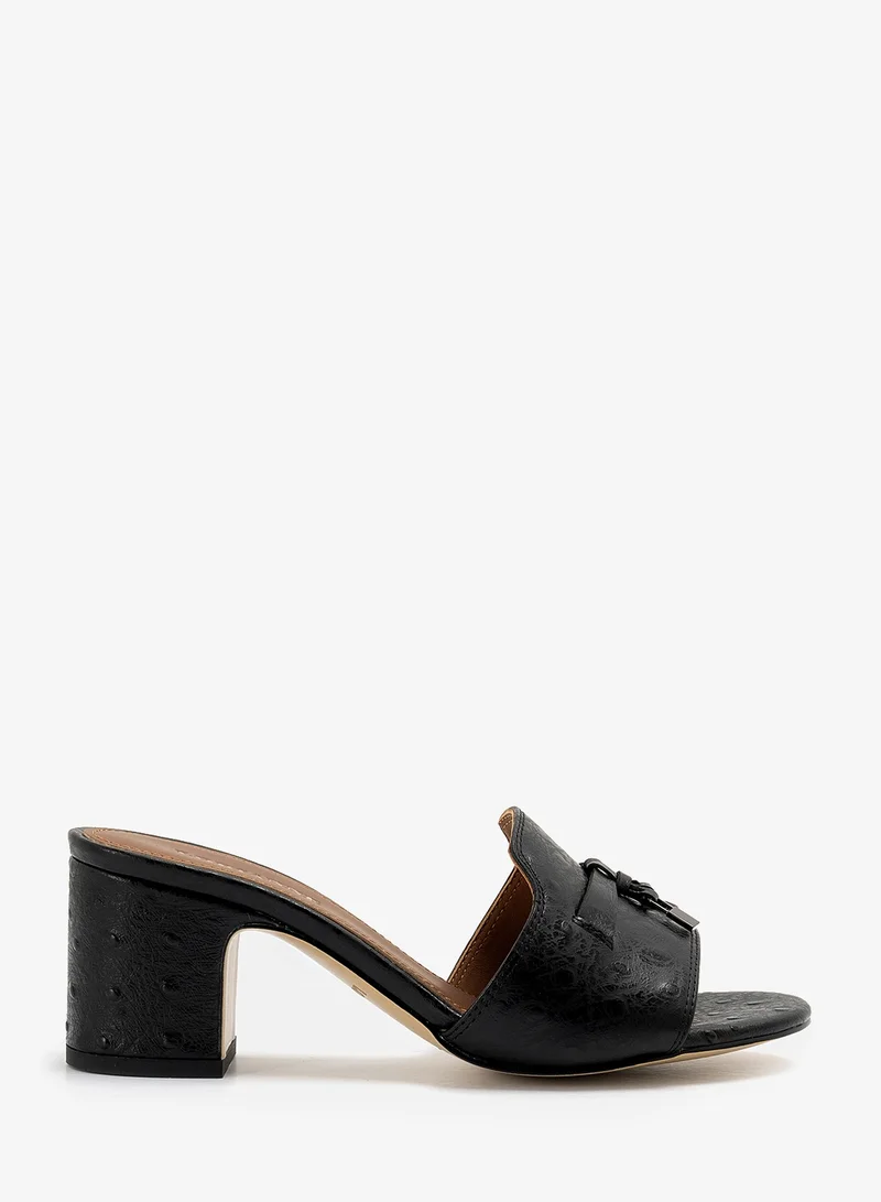Lorianne Rocio - Leather Mules