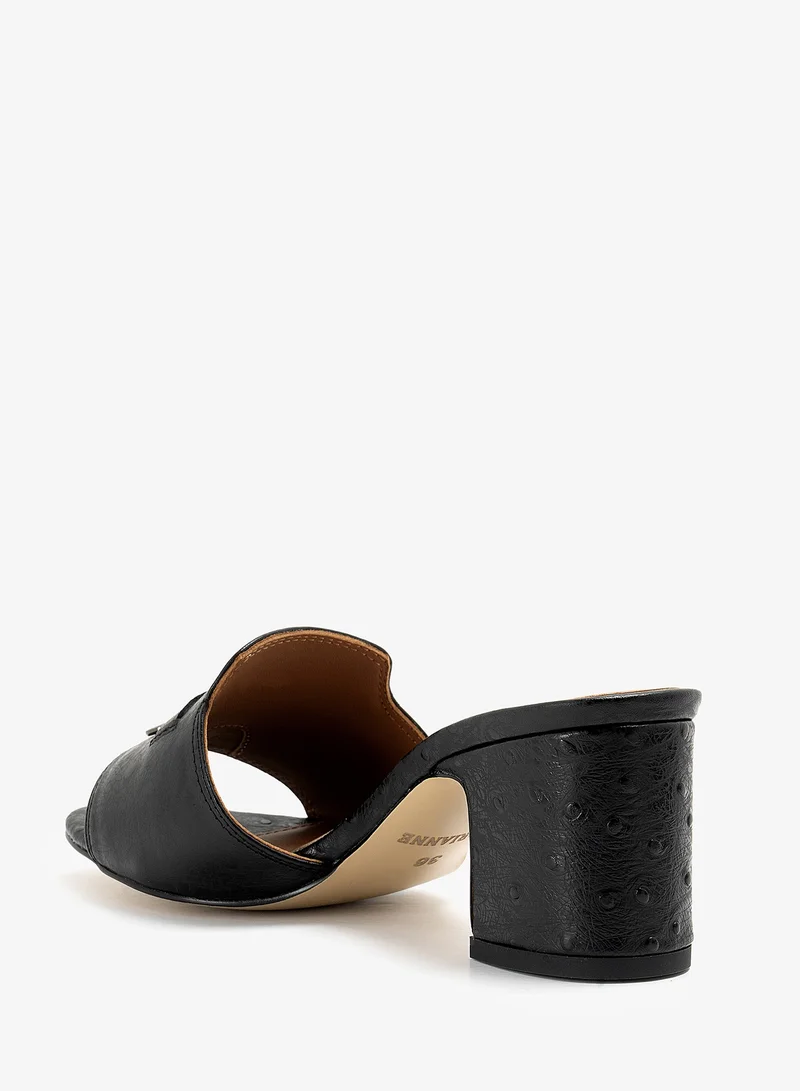 Lorianne Rocio - Leather Mules