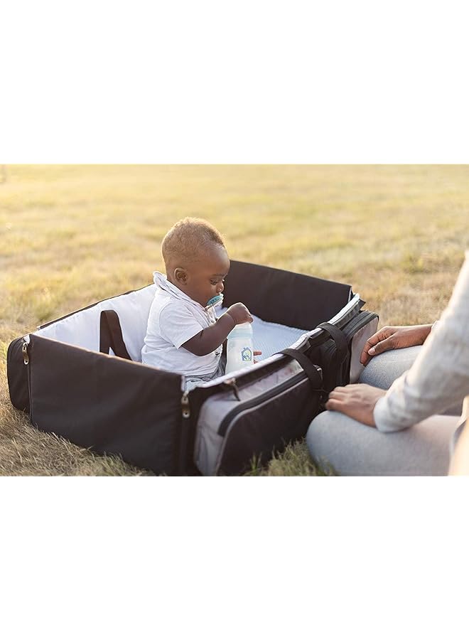 إيروريكس سرير أطفال 3 في 1، حقيبة محمولة لتغيير حفاضات الأطفال والنوم والسفر للبنات والأولاد - Image 3