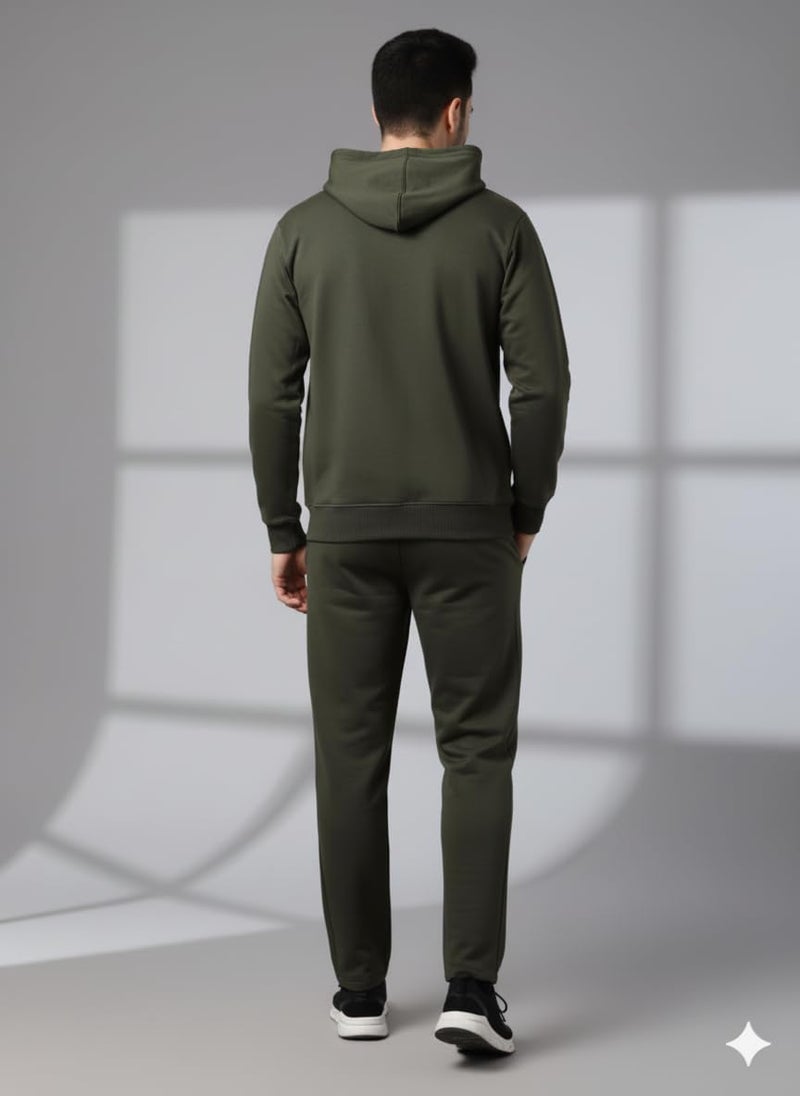 Mack Jonney Graphic Print Track Suit for men | Co-ord Set | Warm Fleece Tracksuit Set | Full Sleeve Hoodie-M4864 - Image 5